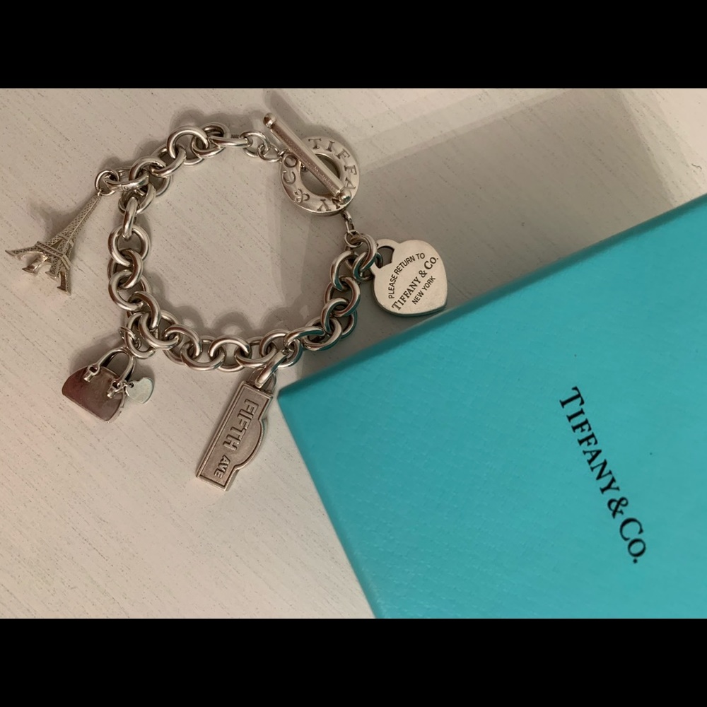 Tiffany charm bracelet